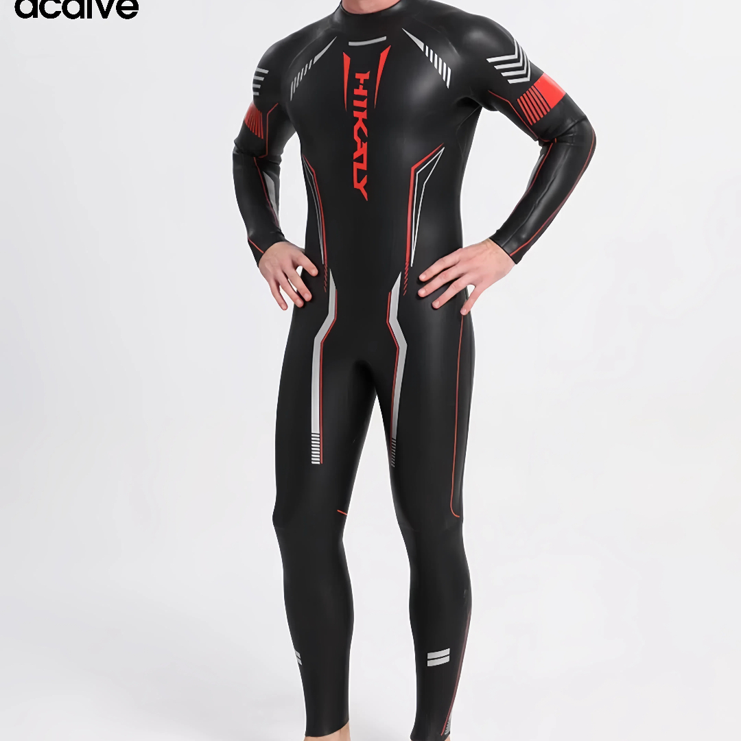 Triathlon 5/3mm Super-Elastic Smooth Skin Competitive Light Resistance Diving Wetsuit - Image 3
