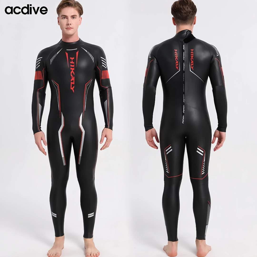 Triathlon 5/3mm Super-Elastic Smooth Skin Competitive Light Resistance Diving Wetsuit