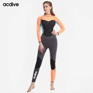 Women Full Sleeve 3mm Neoprene Suits Swimming Surfing Diving Keep Warm Customized Wetsuit