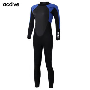 Acdive Women 3/2mm Scuba Diving Surfing Snorkeling High Stretchy Mesh Skin Neoprene Wetsuit