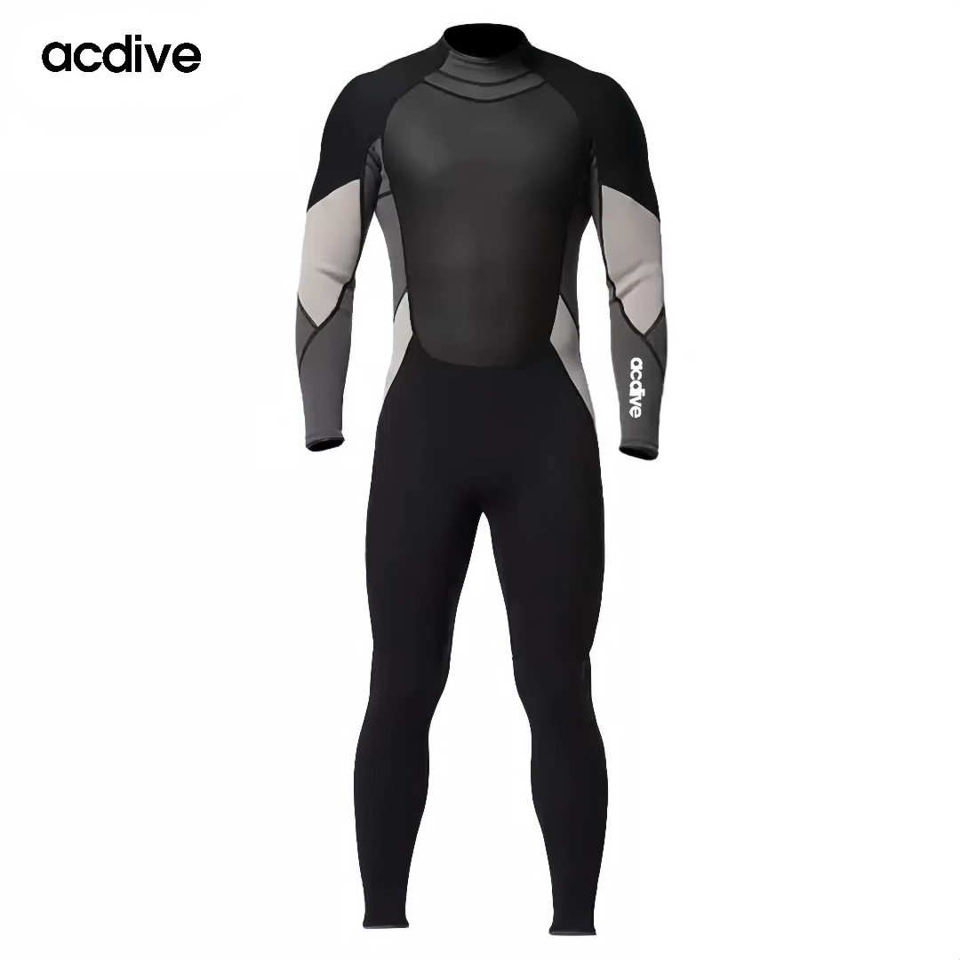 Hot Selling 3mm Surfing Swimming Diving Kayaking Jet Skiing Mesh Skin Neoprene Men Full Sleeved Wetsuit - Image 2
