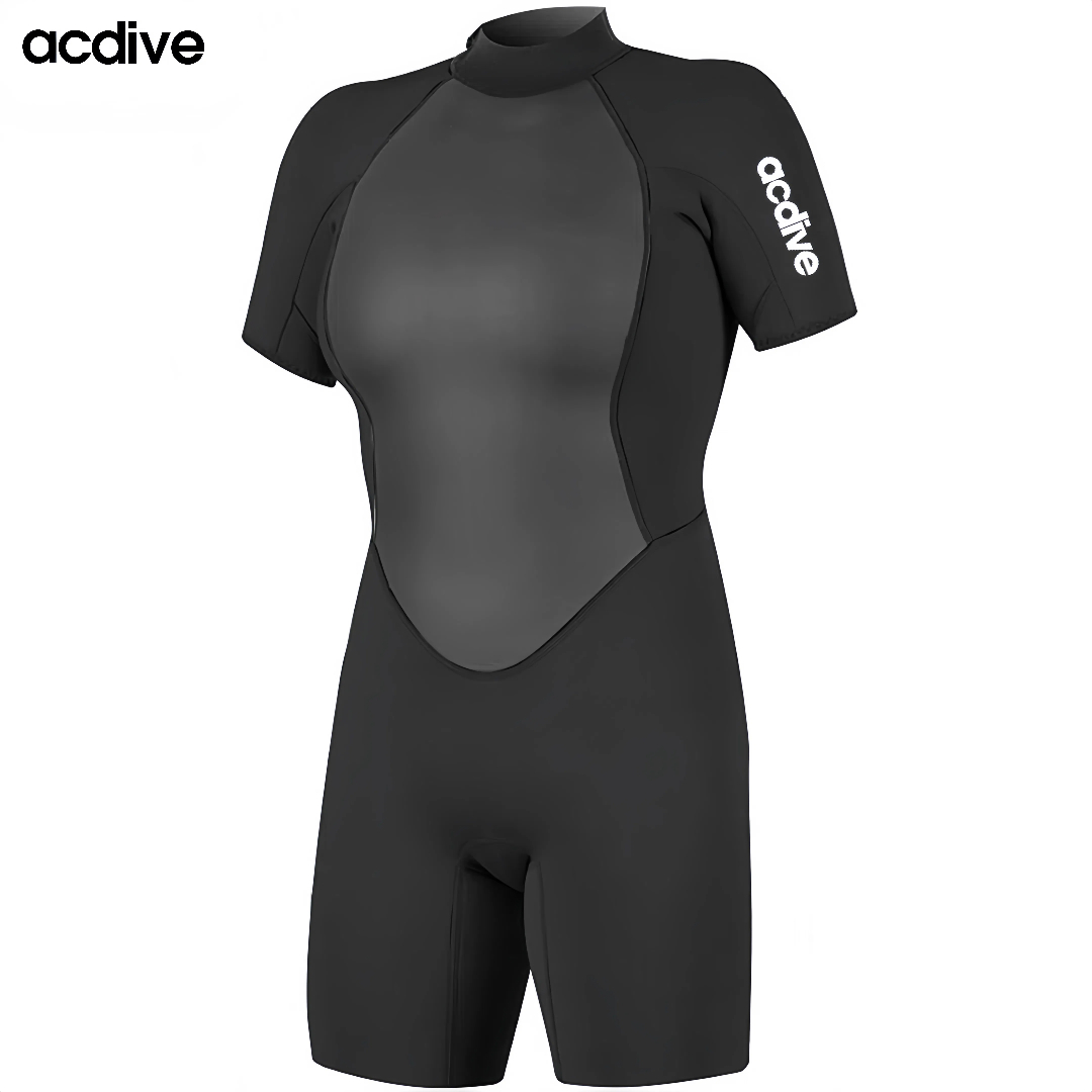 High Quality Short Sleeve 3mm Stretchy Neoprene Suits Brand Customized Design Printed Water Sports Wetsuit