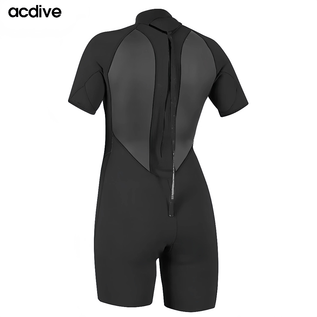 High Quality Short Sleeve 3mm Stretchy Neoprene Suits Brand Customized Design Printed Water Sports Wetsuit - Image 2