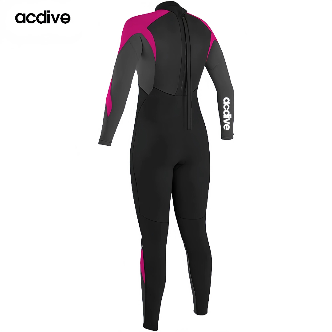 Customized 4/3mm Women Full Sleeve Stretchy Mesh Skin Neoprene Suits Gbs Surfing Scuba Diving Sailing Wetsuit - Image 2