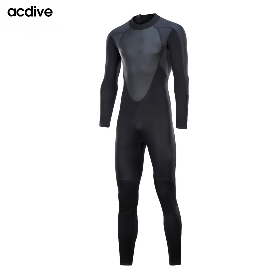 Mesh Skin 3mm Stretchy Neoprene Men Scuba Diving Surfing Kayaking OEM ODM One Piece Wetsuit - Image 2