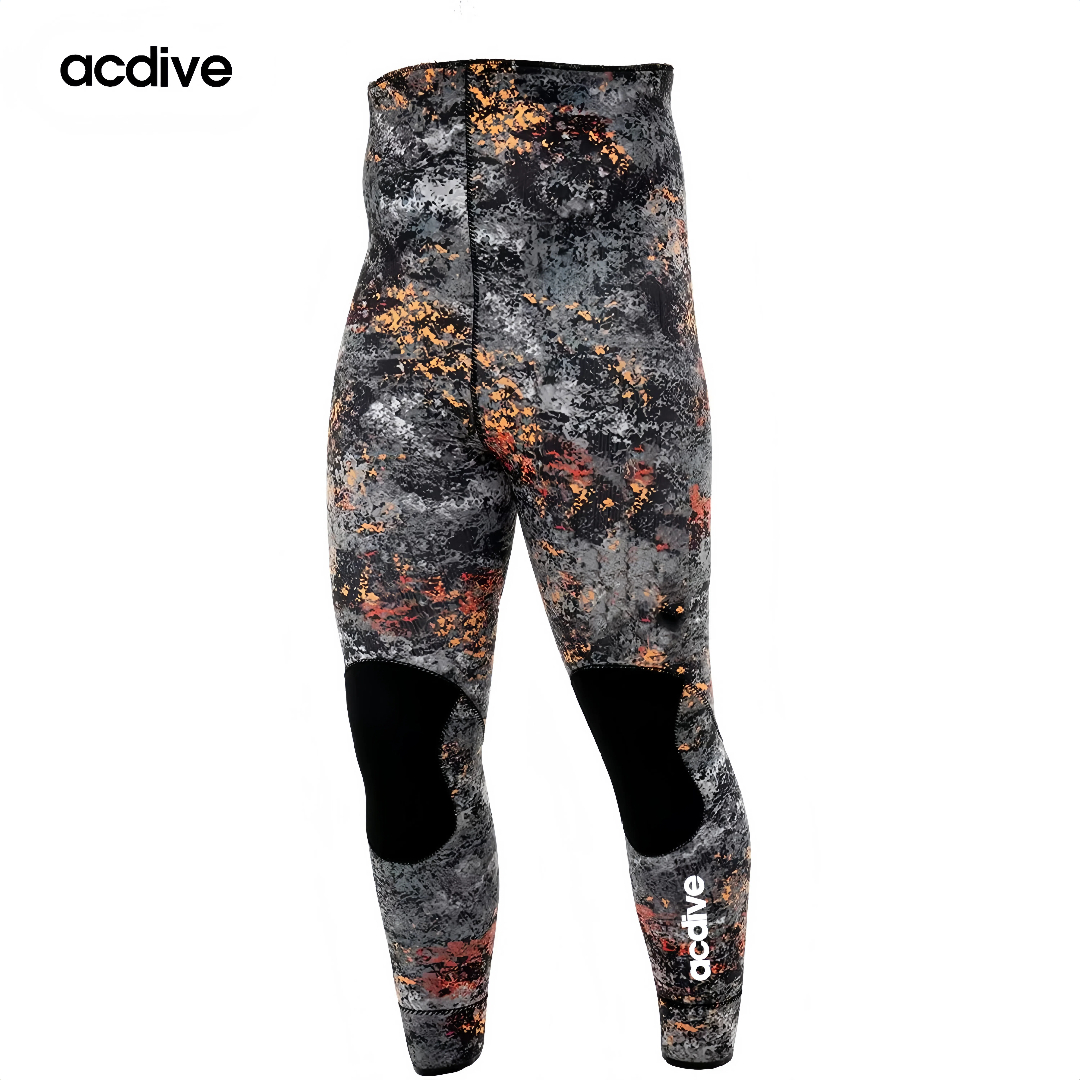 Acdive Premium Camo 2. PCS 5mm Spearfishing Men Neoprene Scuba Diving Customized Hooded Full Wetsuit - Image 4