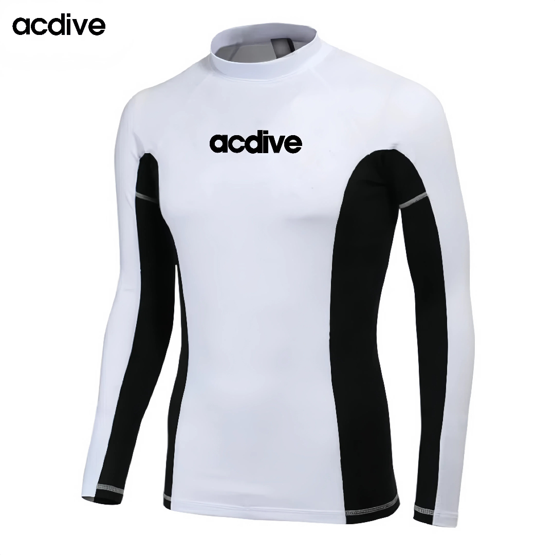 Hot Sale Men Long Sleeve Customized Upf 50+ Protective Skins Aqua Surfing Sailing Snorkeling Rash Guard - Image 2