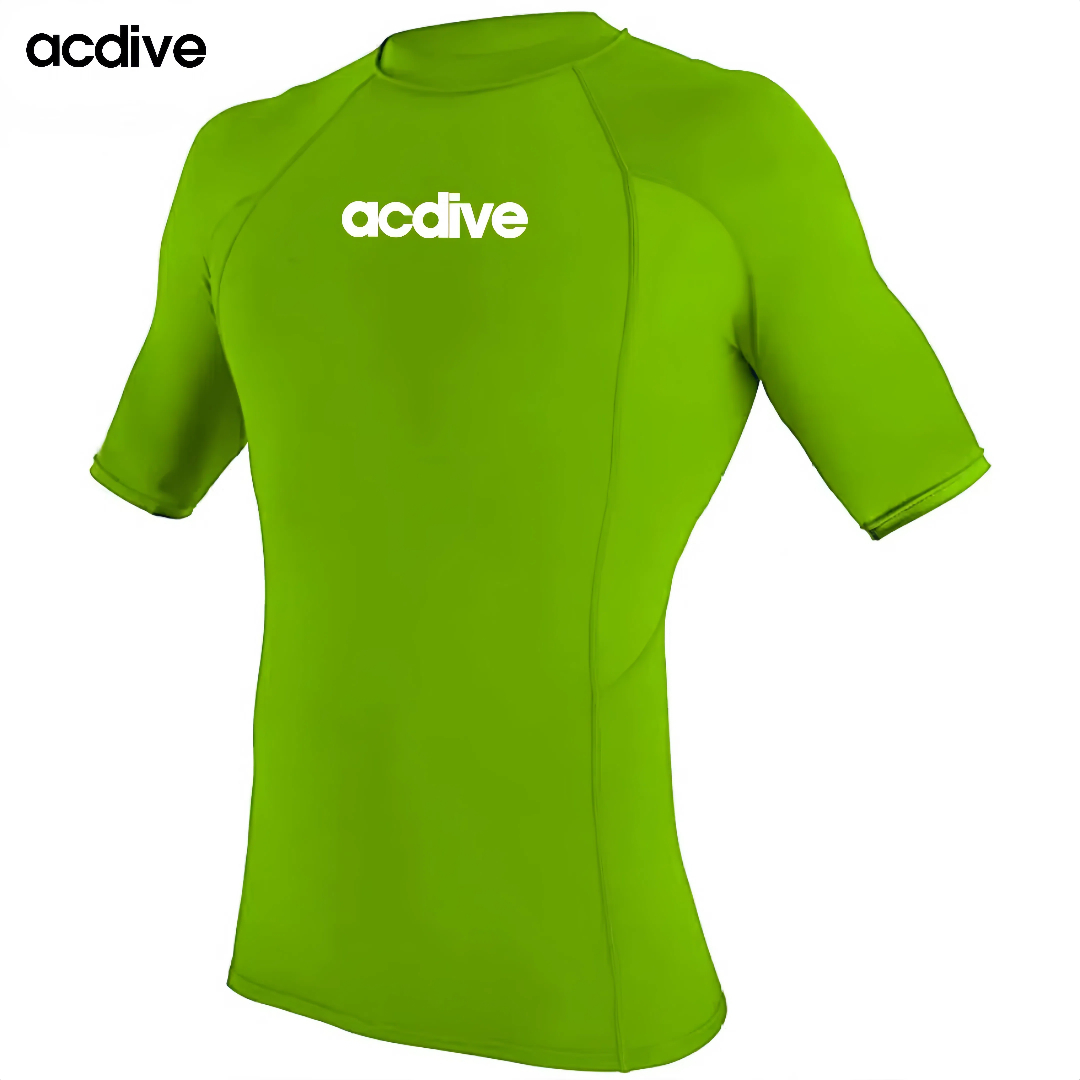 Acdive Half Sleeve Classic Swimming Training Cycling Spandex Fabric Upf 50+ Quick Dry Rash Guard - Image 3