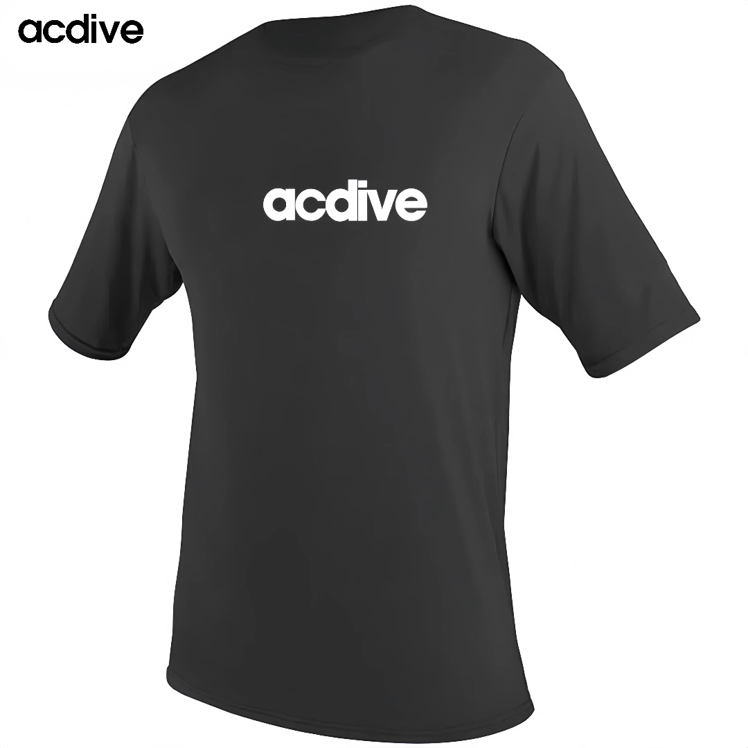 Adult Basic Pure Colors Customized Pattern Upf 50+ Half Sleeve Surfing Snorkeling Swimming Aqua Rash Guard - Image 4