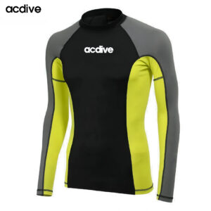 Hot Sale Men Long Sleeve Customized Upf 50+ Protective Skins Aqua Surfing Sailing Snorkeling Rash Guard