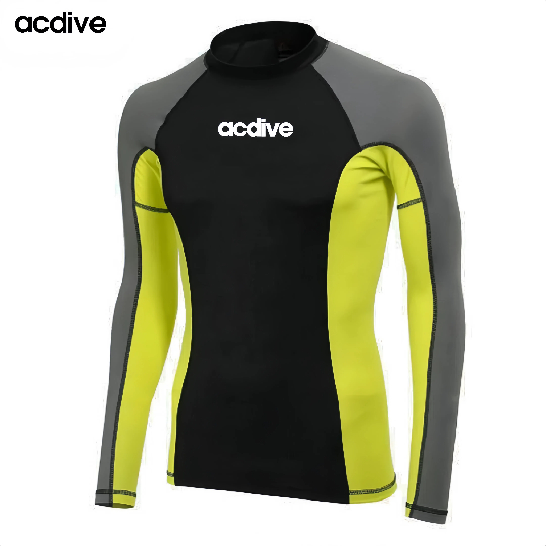 Hot Sale Men Long Sleeve Customized Upf 50+ Protective Skins Aqua Surfing Sailing Snorkeling Rash Guard