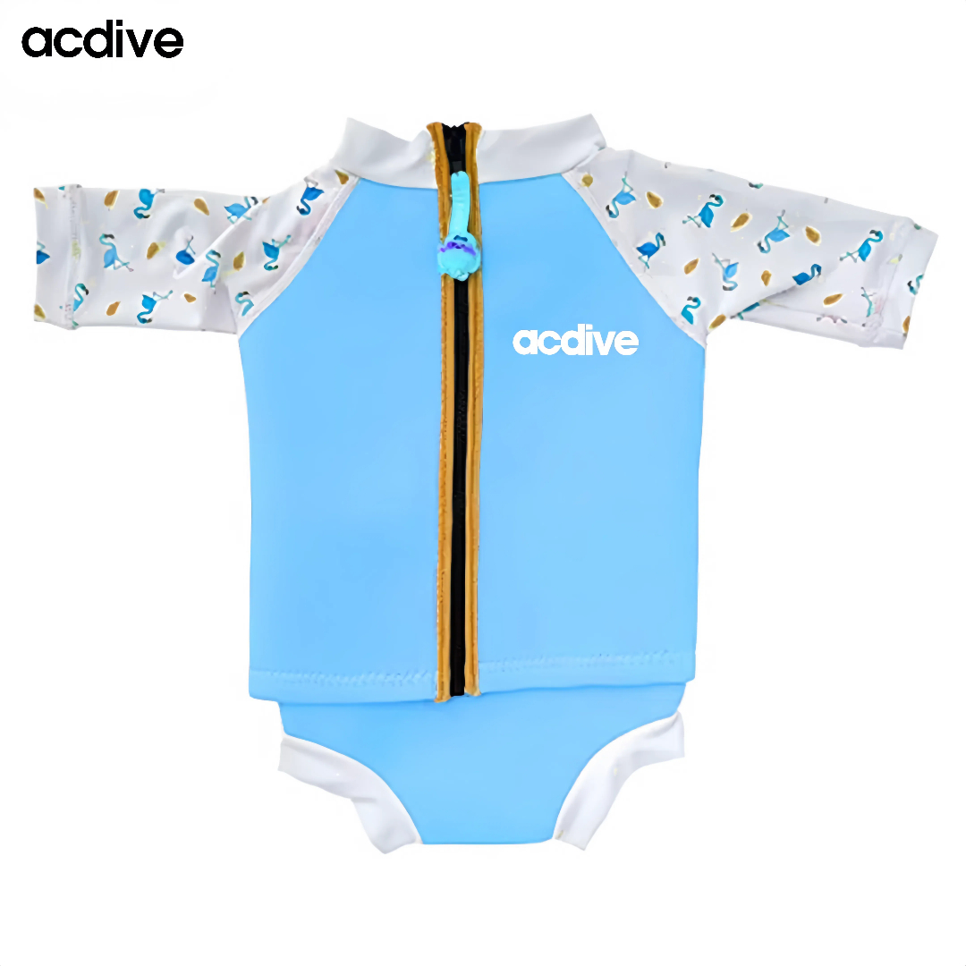 Acdive Customized Baby Kids Infant Children Swimming Training Floating 3mm 2mm Neoprene Water Sports Wetsuit - Image 4