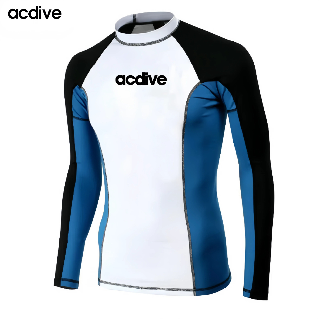 Hot Sale Men Long Sleeve Customized Upf 50+ Protective Skins Aqua Surfing Sailing Snorkeling Rash Guard - Image 3
