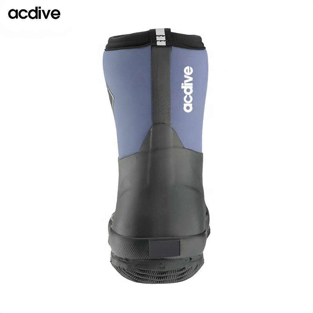 Customized 5mm Neoprene Middle Cut Rubber Reinforced Sole Adult Waterproof Rain Fishing Working Boot - Image 4