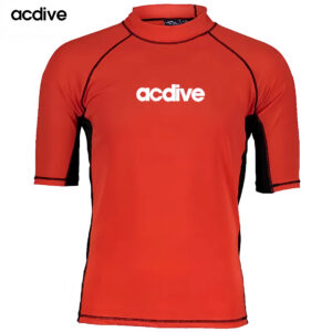 Acdive Customized New Splicing Design Men Half Sleeve UV Protective Surfing Water Skiing Beach Walking Rash Guard