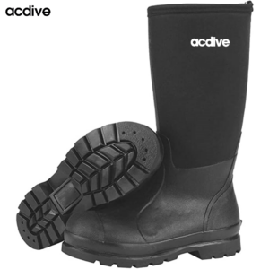Acdive 5mm Neoprene Men Hard Rubber Hunting Vulcanized High Level Rain Insulated Fishing Thermal Work Boots