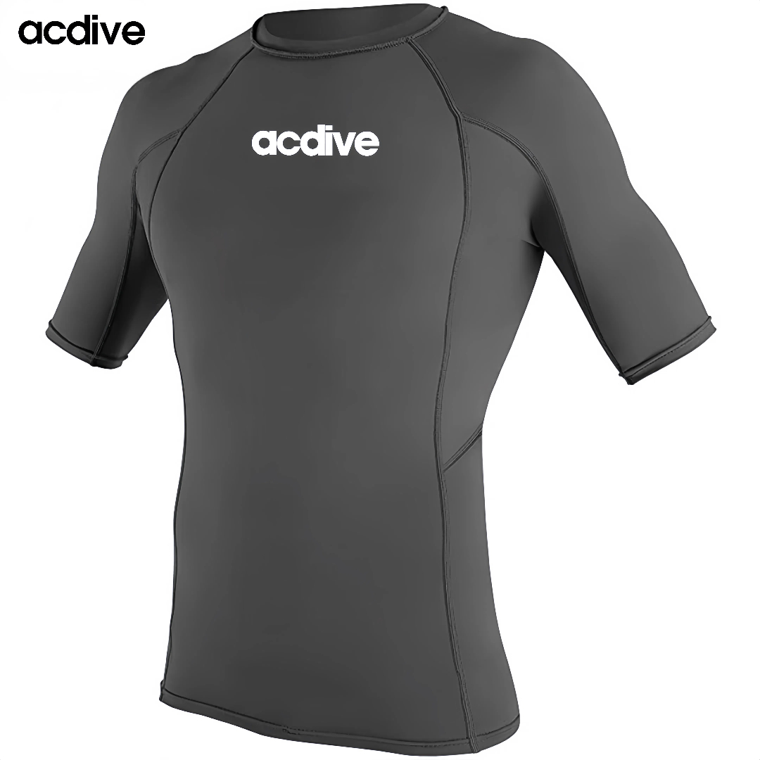 Acdive Half Sleeve Classic Swimming Training Cycling Spandex Fabric Upf 50+ Quick Dry Rash Guard - Image 4