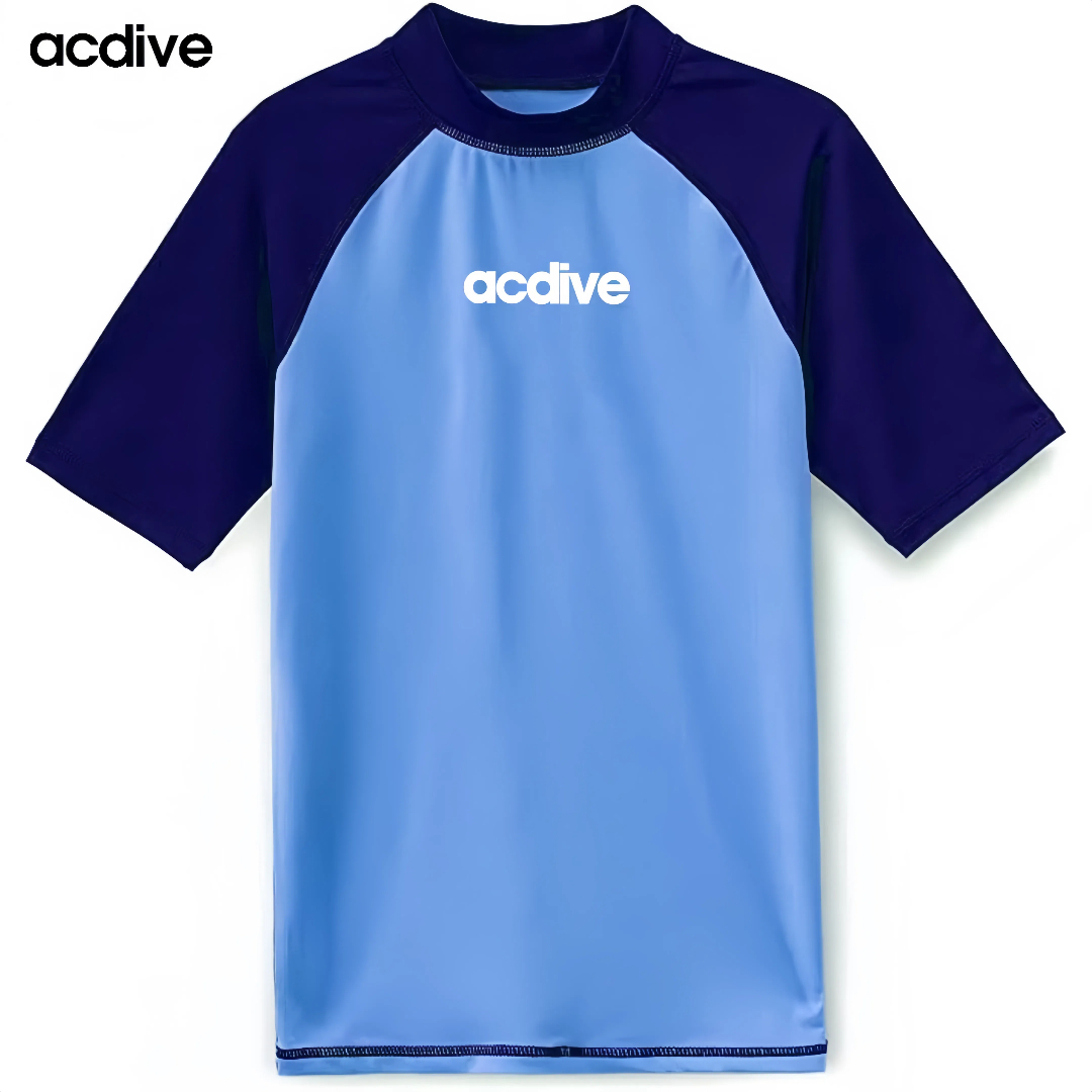 Customized Children Kids Short Sleeve High Quality Upf 50+ Quick Dry Suits Snorkeling Swimming Aqua Rash Guard - Image 3