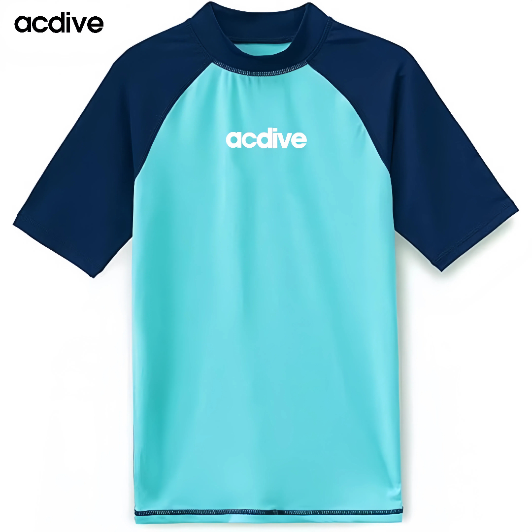 Customized Children Kids Short Sleeve High Quality Upf 50+ Quick Dry Suits Snorkeling Swimming Aqua Rash Guard - Image 2