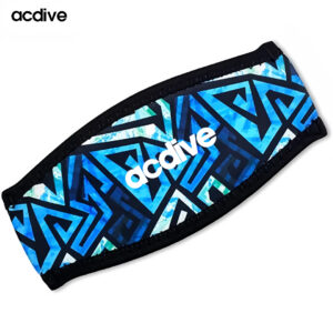 Acdive Customized Colors Designs Printings Scuba Diving Snorkeling Wrapper 5mm Neoprene Band Mask Strap Cover