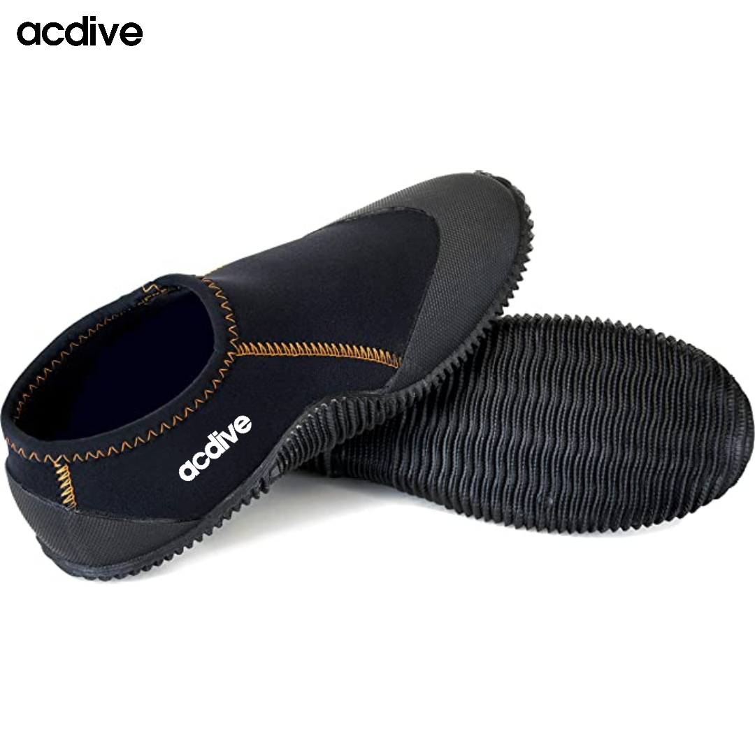 Acdive Customized Advanced Vulcanized 3mm Scuba Diving Snorkeling Adult Low Cut Water Sports Neoprene Boot