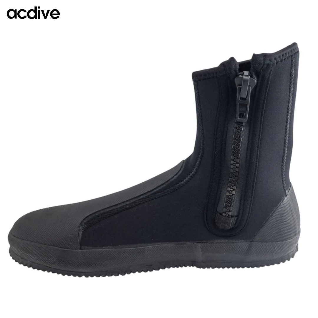 New 5mm Neoprene Vulcanized Tall Cut Reinforced Sole Diving Spearfishing Customized Aqua Sports Boot - Image 3