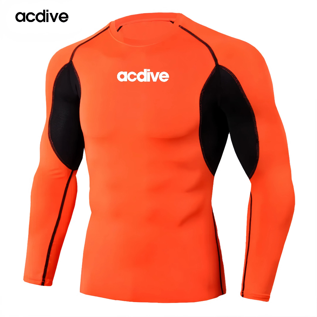 Acdive Customized Compression MMA Bjj Gym Sports Training Men Long Sleeve Muscle Fitness Rash Guard - Image 3