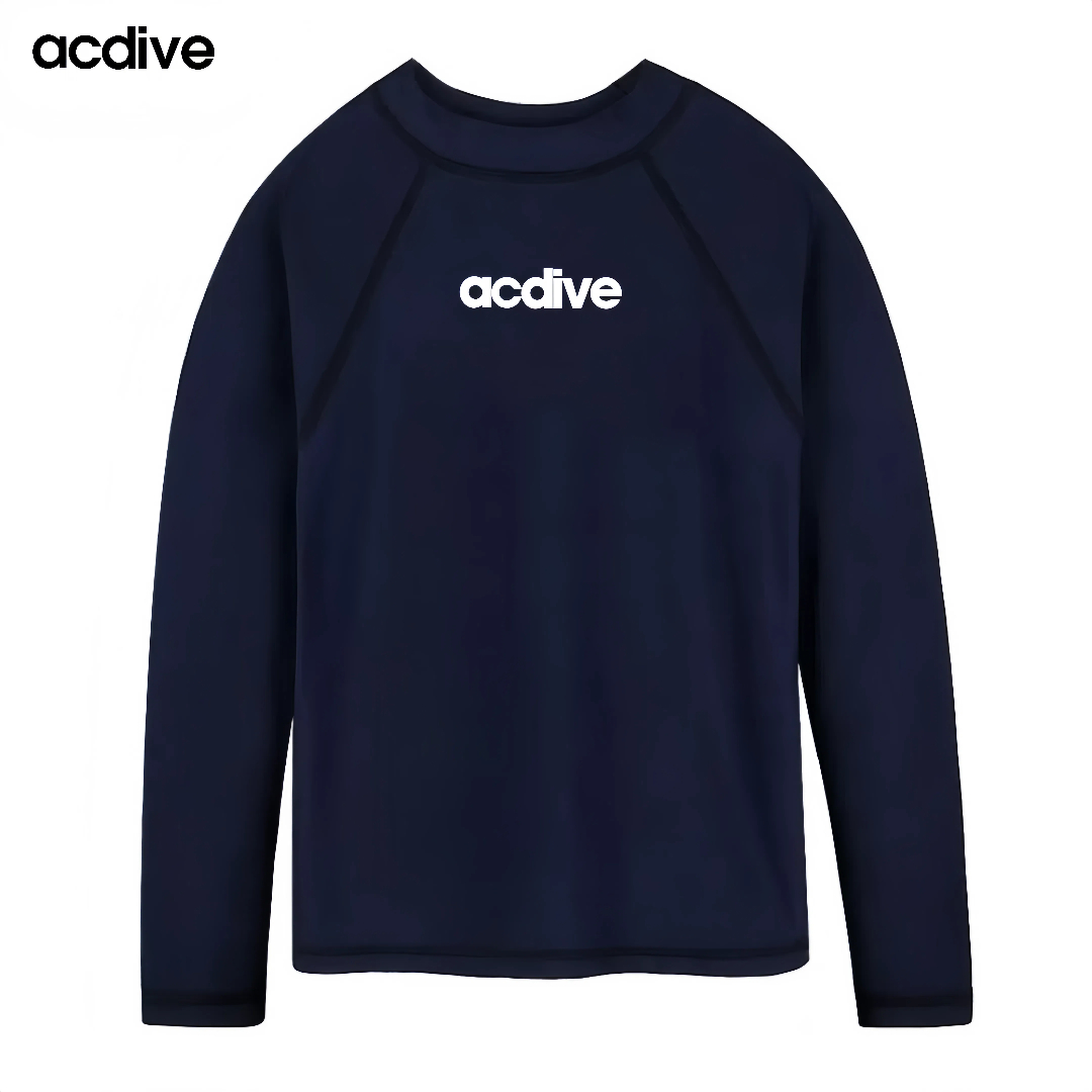 Acdive OEM ODM Children Long Sleeve Upf 50+ Sun Shirt Snorkeling Swimming Floating Aqua Rash Guard - Image 4