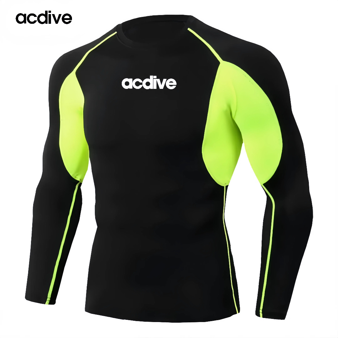 Acdive Customized Compression MMA Bjj Gym Sports Training Men Long Sleeve Muscle Fitness Rash Guard