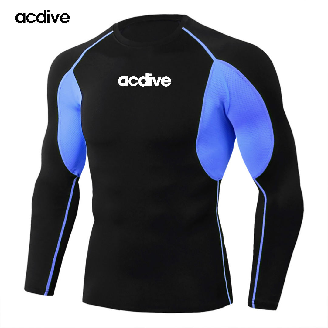 Acdive Customized Compression MMA Bjj Gym Sports Training Men Long Sleeve Muscle Fitness Rash Guard - Image 2