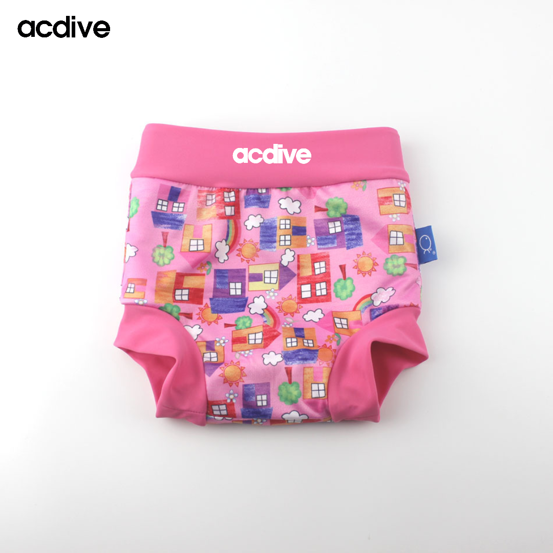 New Customized Baby Kids Infant Swimming Leak Prevention Warmth Urine Isolation Bowl Movement Swimsuit - Image 2