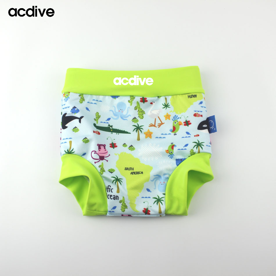 New Customized Baby Kids Infant Swimming Leak Prevention Warmth Urine Isolation Bowl Movement Swimsuit - Image 4