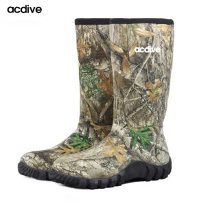 Professional Adult 5mm Neoprene High Top Hunting Fishing Climbing Waterproof Thermal Camo Snow Rain Rubber Boot