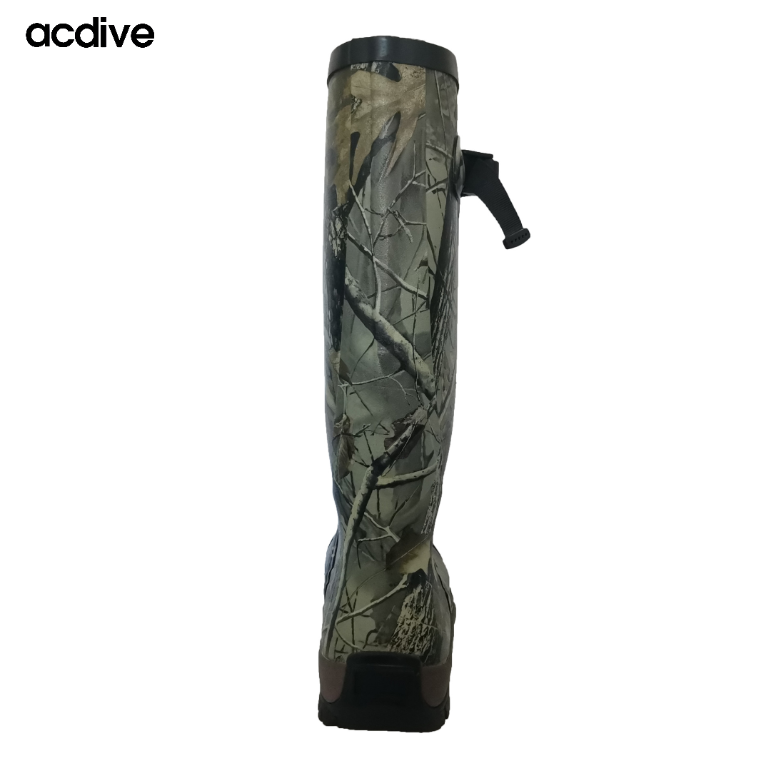 Hot Sale Adult Artificial Fur Neoprene Thermal Viscose Strengthen Round Toe Camo Snow Rain Outdoor Sports Boot - Image 3