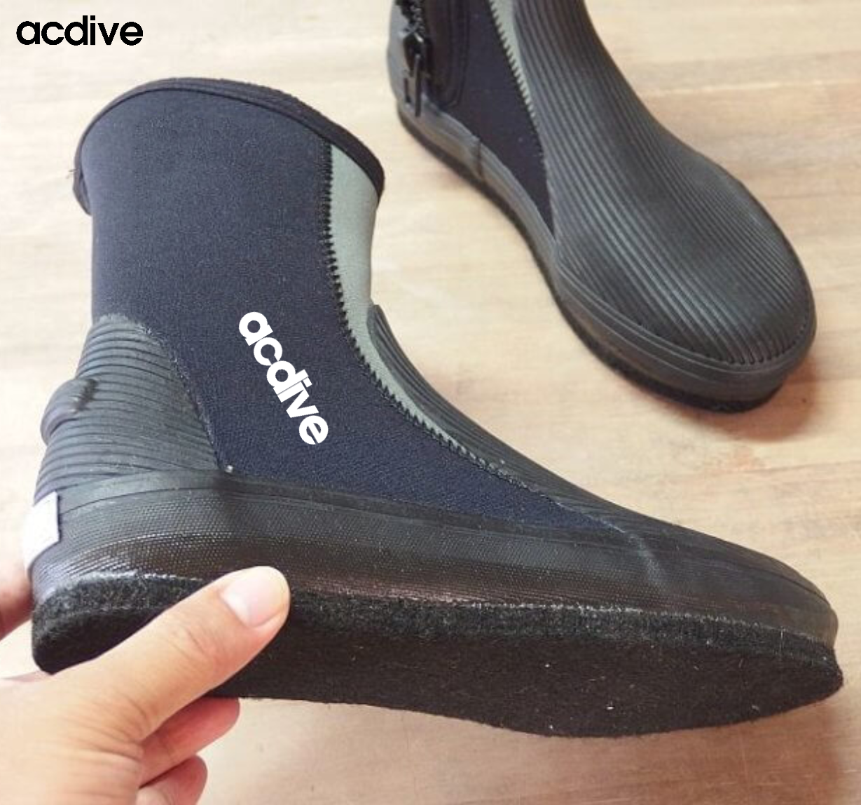 Acdive Customized 5mm Neoprene Rocky Fishing Shoes Non-Slip Adult Wading Reef 10mm Thick Felt Sole Boot - Image 4