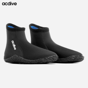Acdive New Customized 3mm High Stretchy Neoprene Easy Pull on Middle Cut Light Sole Underwater Sports Boot