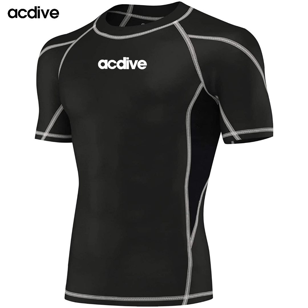 Sports Bjj No Gi Gym Anti-UV Short Sleeve Men Customization MMA Training Quick Dry Half Sleeved Rash Guard - Image 3