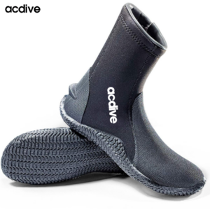 Acdive Customized Keep Warm Velvet Inside 5mm Neoprene High Top Scuba Diving Fishing Vulcanized Adult Boot