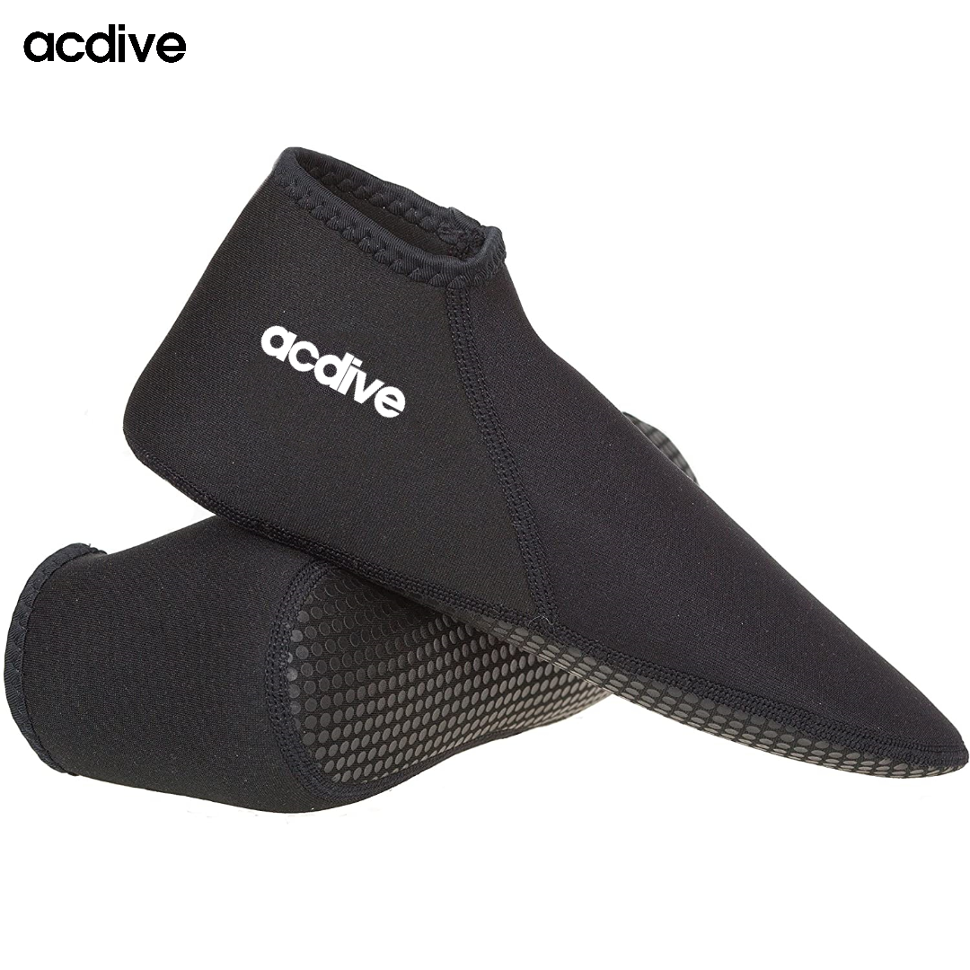 Acdive Customized 2mm Neoprene Low Cut Diving Snorkeling Sailing Non-Slip Aqua Sports Sand Proof Socks - Image 3