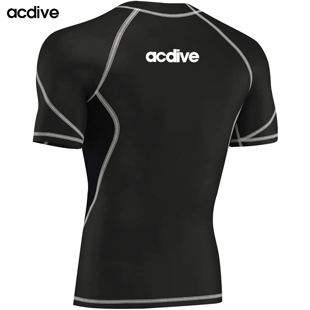 Sports Bjj No Gi Gym Anti-UV Short Sleeve Men Customization MMA Training Quick Dry Half Sleeved Rash Guard - Image 4