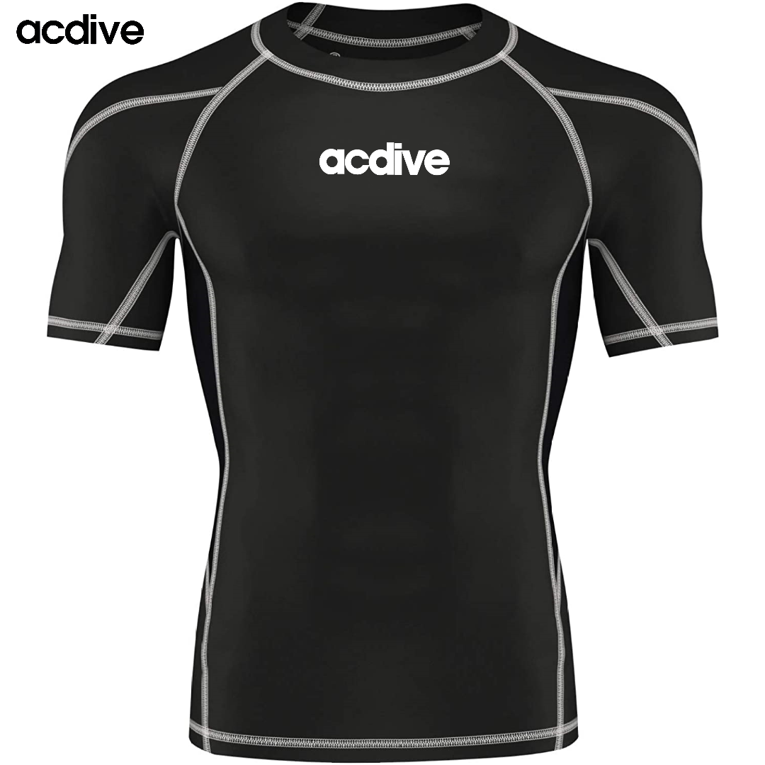 Sports Bjj No Gi Gym Anti-UV Short Sleeve Men Customization MMA Training Quick Dry Half Sleeved Rash Guard - Image 2