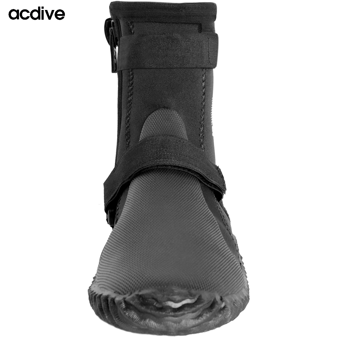 Acdive 5mm Neoprene Vulcanized Diving Spearfishing Adult with Strap Brand Customized Aqua Thermal Boot - Image 4